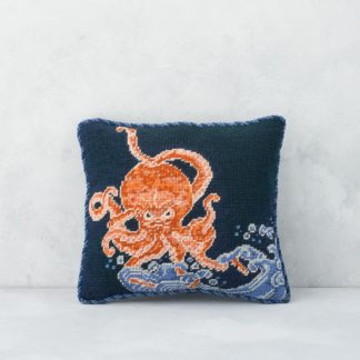 Ehrman-Needlepoint-Octopus-Cushion-1